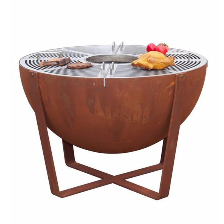 Outdoor living Metal Hiking Camping Steel BBQ Fire Pit Outdoor living Metal Hiking Camping Steel BBQ Fire Pit