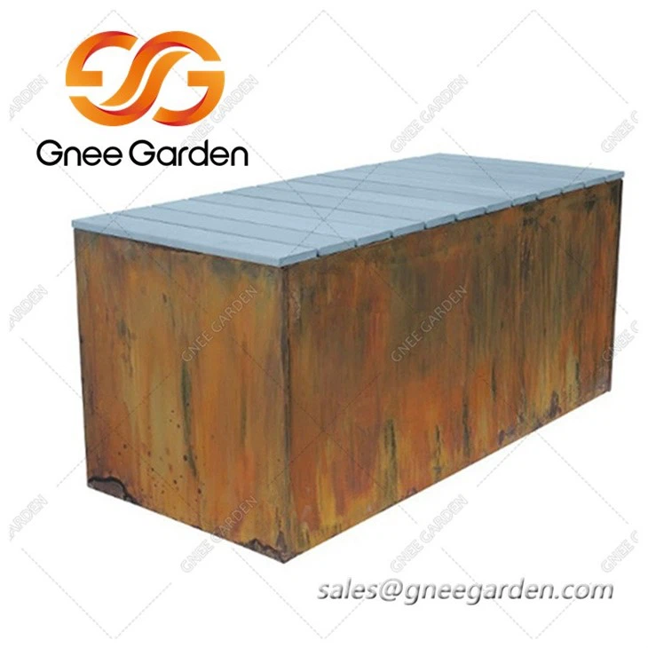 corten bench