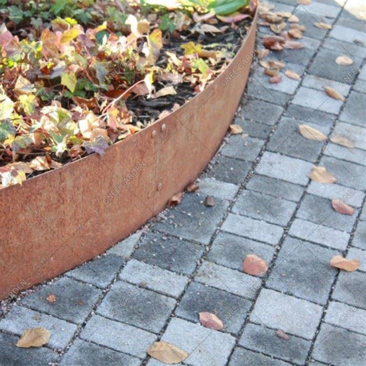 Corten Steel Raised Garden Bed For Vegetable Flower Planter Edge