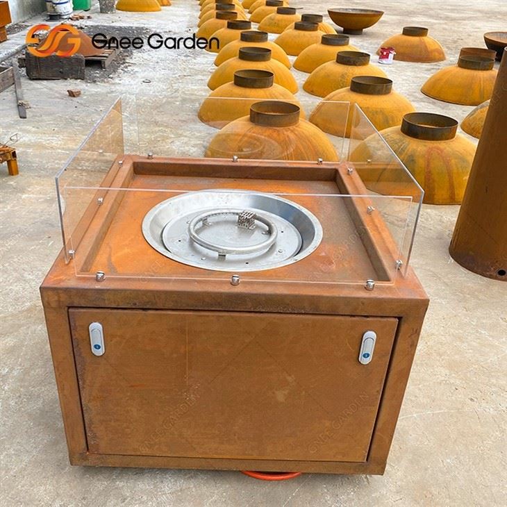 Heavy Duty Corten Steel Outdoor Fire Pit Outdoor Metal Fire Pit Bowl