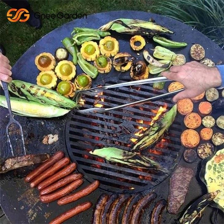 Outdoor Barbeque Charcoal Grill Corten Steel