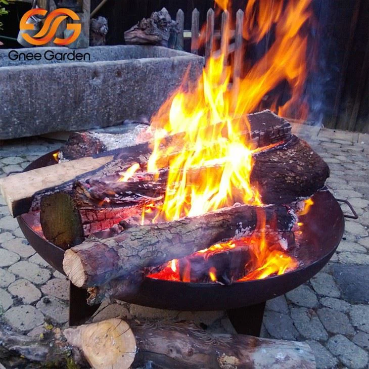Okrugla vatrena jama od Corten čelika