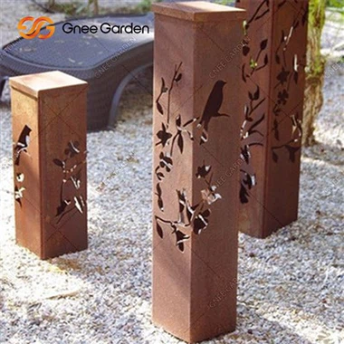 Svjetlo za vanjsku baštu Svjetlo za stubove Corten Steel