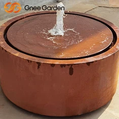 Stubna fontana od korten čelika