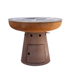 Corten BBQ Garden Party Plancha Grills