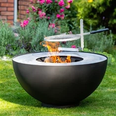 Corten Steel BBQ Outdoor Entertaining