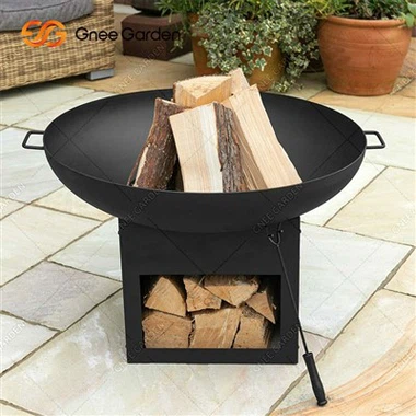 Corten Steel Fire Jama sa roštiljem