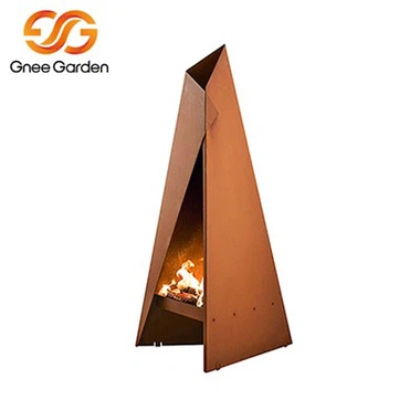 Corten Steel Fire Place