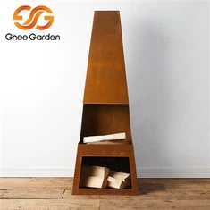 Corten Steel Garden Kamin