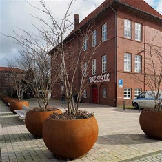 Corten Steel lonac saksija Garden saksija saksija za cvijeće