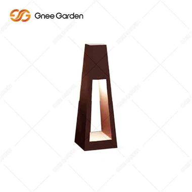 Corten Steel Rusty vanjska LED biva
