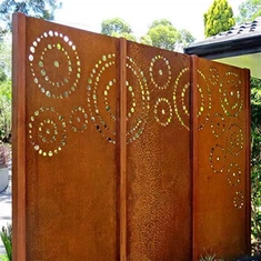 Lasersko rezanje metala Corten Steel Screen