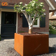 Metalni Corten čelični sadilice za baštu
