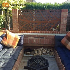 Privatnost na otvorenom Corten Steel Screen