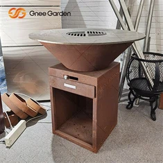 Weathering Steel Smoke Roštilj