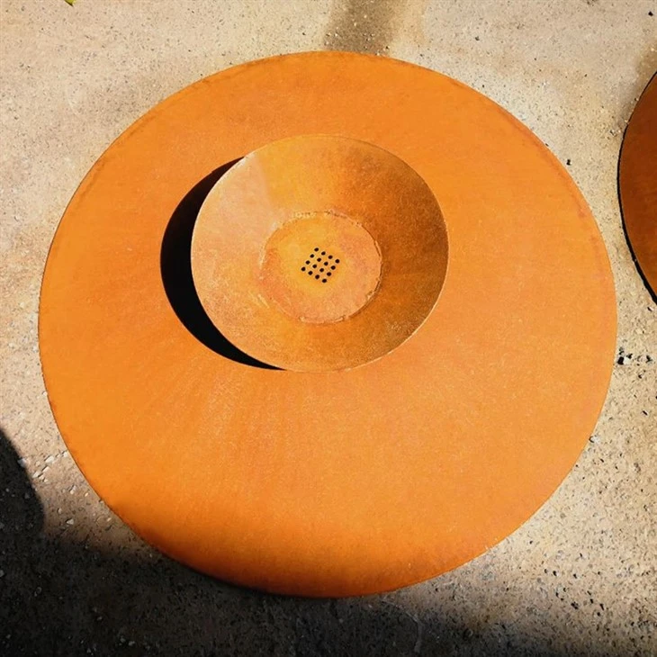 Weathering Steel  Fire Pit