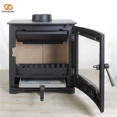 Mala lijevana Lron peć na drva