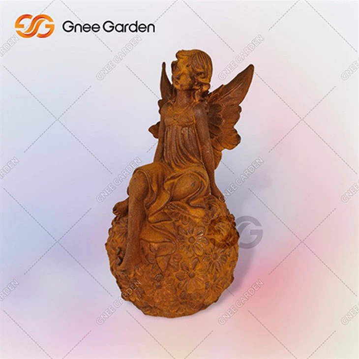 corten garden ornaments